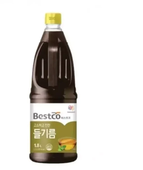 쿨샵 식당용 대용량 들기름 통참깨 참기름 1.8리터, 1개, 1.8L