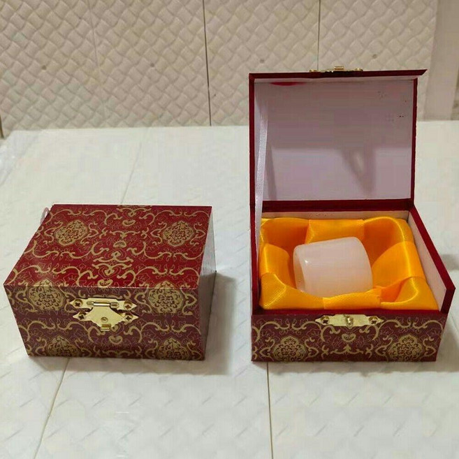 新疆白玉 加寬加厚 男女款 轉運 玉扳指, 1個