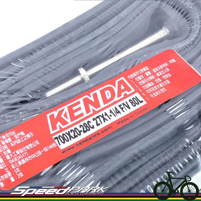 KENDA 700x20-28C 27x1-1/4 F/V 80L 內胎 法式氣嘴 公路車內胎, 1個