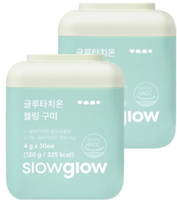 슬로우글로우 글루타치온 블링 구미 30정 1개 - 쿠팡