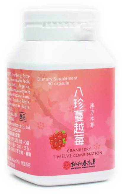 八珍蔓越莓膠囊, 1個, 90顆