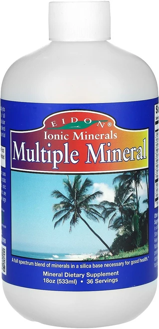 Eidon Ionic Minerals Multiple Mineral 18 oz 533 ml, Eidon Ionic Minerals, Multiple, 1개, 533ml - 쿠팡