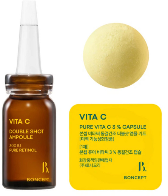 본셉 비타씨 동결 건조 더블샷 앰플 키트, 1개, 10ml
