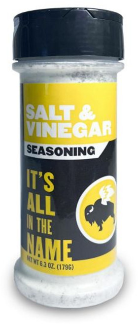 Buffalo Wild 날개 버팔로 와일드 윙 시즈닝(소금 식초) 6.3온스, 1개