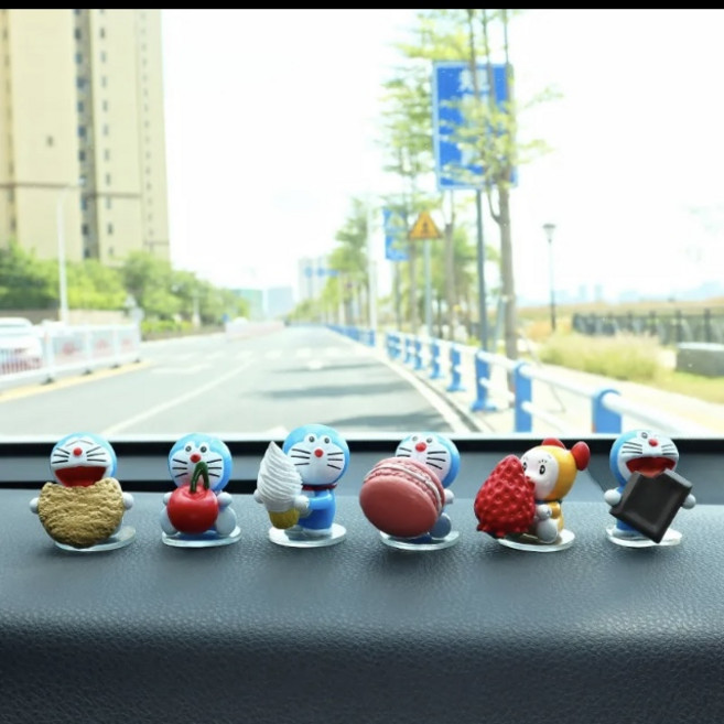 피규어 도라에몽 피규어 6종세트 자동화장식품 방꾸미기 인테리어, 1개