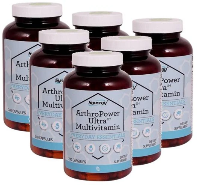 비타코스트 시너지 아르트로파워 울트라 멀티비타민 캡슐 Vitacost Synergy Ultra Multivitamin, 6개, 240정 - 쿠팡