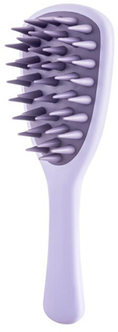 투인원 두피 마사지 샴푸 브러쉬, 1개, 퍼플