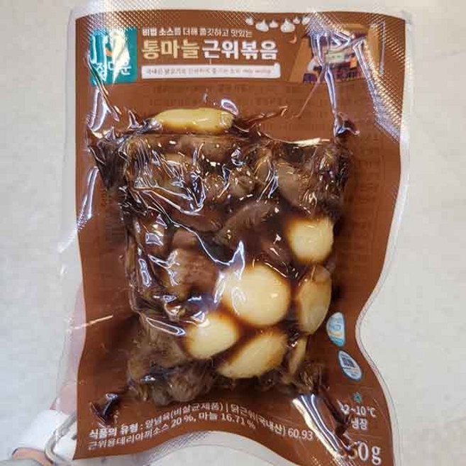 정다운 통마늘 근위볶음, 일반포장 동절기만, 1개, 350g