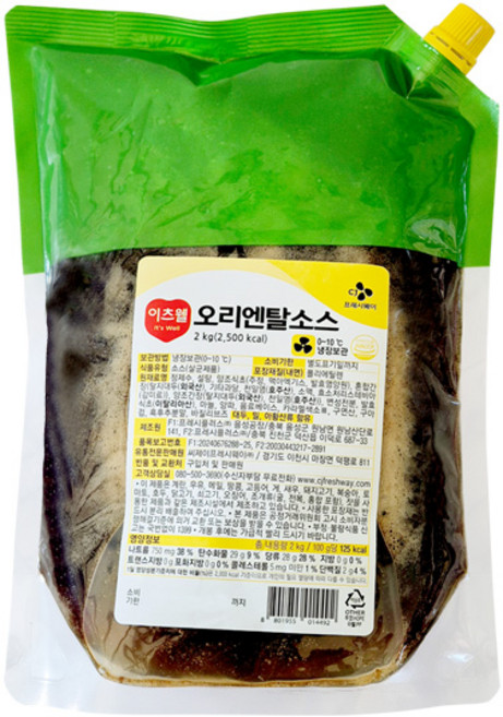 이츠웰 오리엔탈소스 2kg 1개