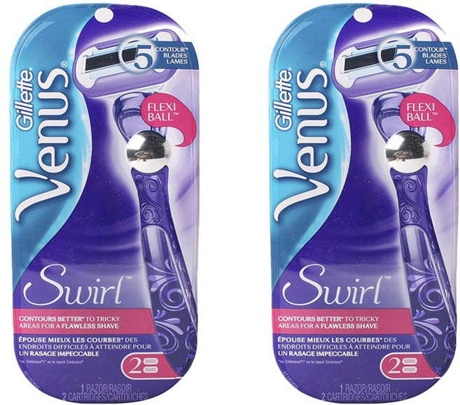 질레트 비너스 스월 스트리지 + 레이저 세트, 2개입, 2개