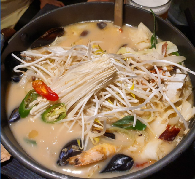 이자카야 호프 주점 해물 나가사키 짬뽕 총1.2kg 홍합 백합 오징어 새우 꽃게 맥주안주, 1개, 1.2kg