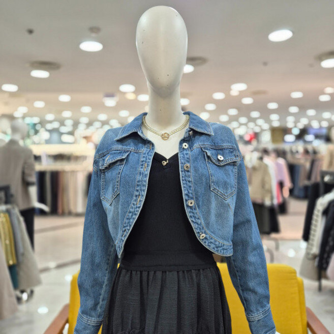 듀엘 볼레로 데님 자켓 BLD242PSJ438DGDH5567661