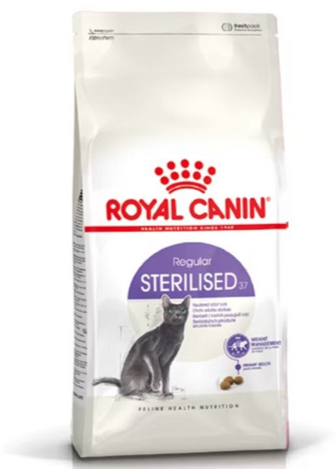 ROYAL CANIN 皇家 Regular Sterilised 37 絕育貓糧，維持體重，泌尿系統保健, s37 4kg, 4kg, 1袋
