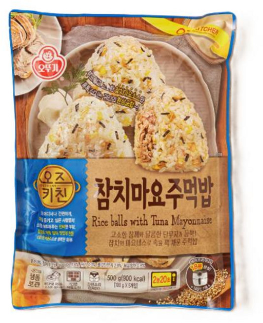 오뚜기 오즈키친 참치마요주먹밥 500g, 9개