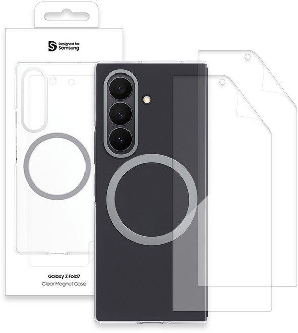 삼성전자 클리어 마그넷 맥세이프 휴대폰 케이스