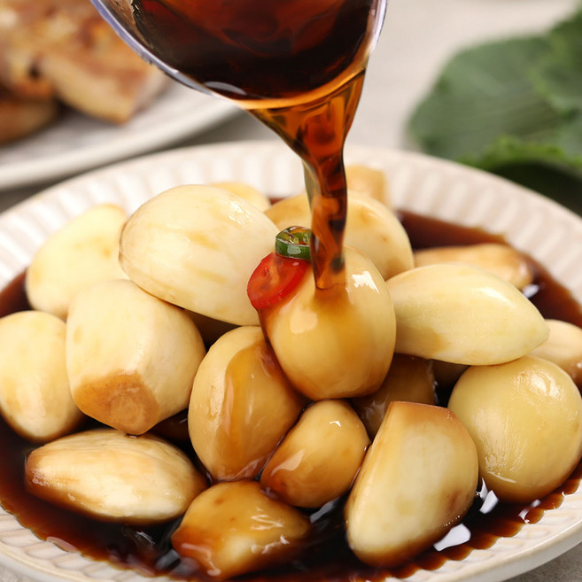 셰프애찬 마늘 간장 장아찌, 1개, 500g