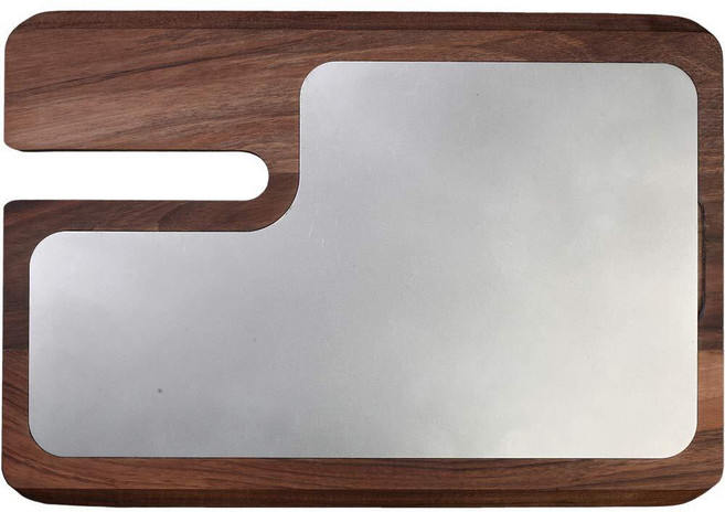 Berkel 레드 라인 220/250 슬라이서 도마 나무 및 스테인리스 스틸 고기 치즈 야채용 자른 샤르퀴트리 서빙 핸드메이드 이탈리아 품질, Berkel 레드 라인 220/250 슬라이서 도마,