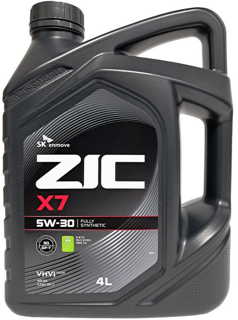 ZIC X7 5W30 지크 엔진오일 4리터 가솔린, 1개, 4L