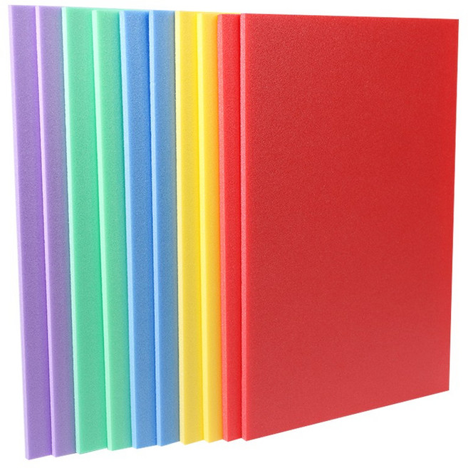 뮤즈 A4 재단 우드락 보드콤 칼라 5T 사용과 보관이 간편한 A4 재단 사이즈, 10개, 5mm