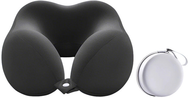 Shipshape 여행용 기내용 휴대용 메모리폼 목베개 경추 목쿠션