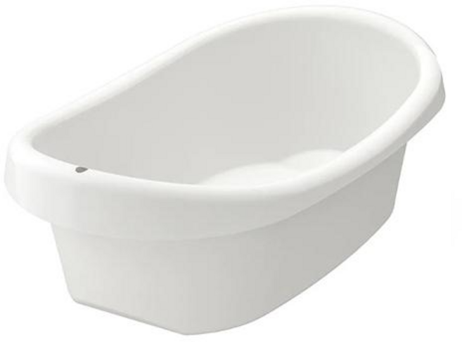 이케아 LATTSAM 렛삼 유아용욕조아기샤워목욕대야간이욕조미끄럼방지물놀이키즈용품, 화이트/그린_202.484.44