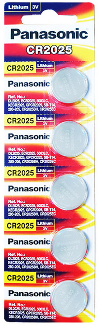 파나소닉 CR2025 CR2032 리튬건전지(5알) 3V 코인형 버튼형, 5개입, 1개