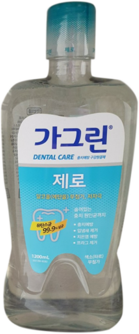 가그린 제로 구강청결제, 6개