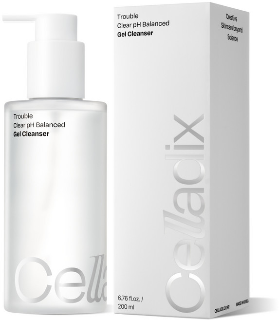 셀라딕스 트러블 클리어 약산성 젤클렌저 여드름 클렌징 아크네스균 향균, 1개, 200ml