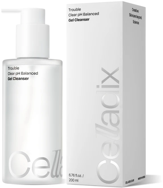 셀라딕스 트러블 클리어 약산성 젤클렌저 여드름 클렌징 아크네스균 향균, 1개, 200ml - 쿠팡