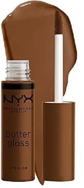 NYX 프로페셔널 메이크업 버터 글로스 끈적임 없는 립글로스, Caramelt, 1개, 8ml - 쿠팡