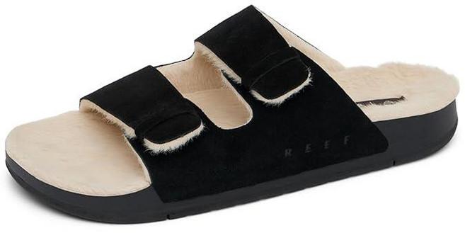 REEF Womens Sandals Ojai Two Bar Cozy Raven 9