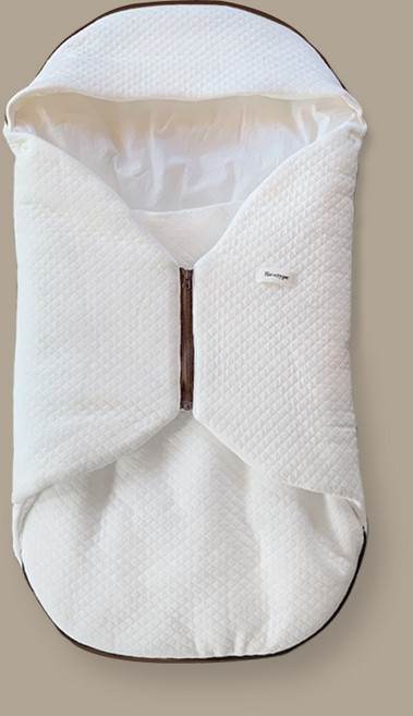 리코타입 겉싸개 - 지퍼형 고밀도 순면 누빔 4계절 신생아 출산준비