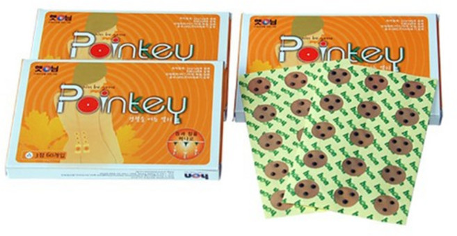 햇님 강화약쑥 압봉 포인트키 중 3점 60개 가정용 한의원 한방 지압, 없음, 1개