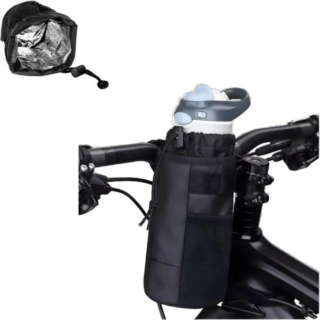 보냉 보온 자전거 물통 거치대 자전거 물통 케이지, 블랙, 1개