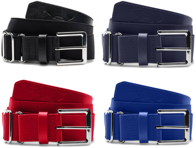 언더아머 성인용 야구 벨트 1252084 (색상선택), 적색, 1개