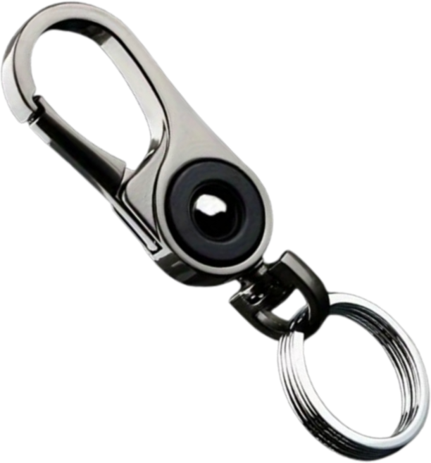 어브레스 자동차 키링 열쇠고리 차량 키링 걸이, 그레이, 1개