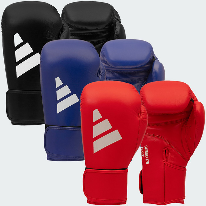 아디다스 컴뱃스포츠 복싱 글러브 스피드 175 글러브 ADISBG175, 블랙, 1개