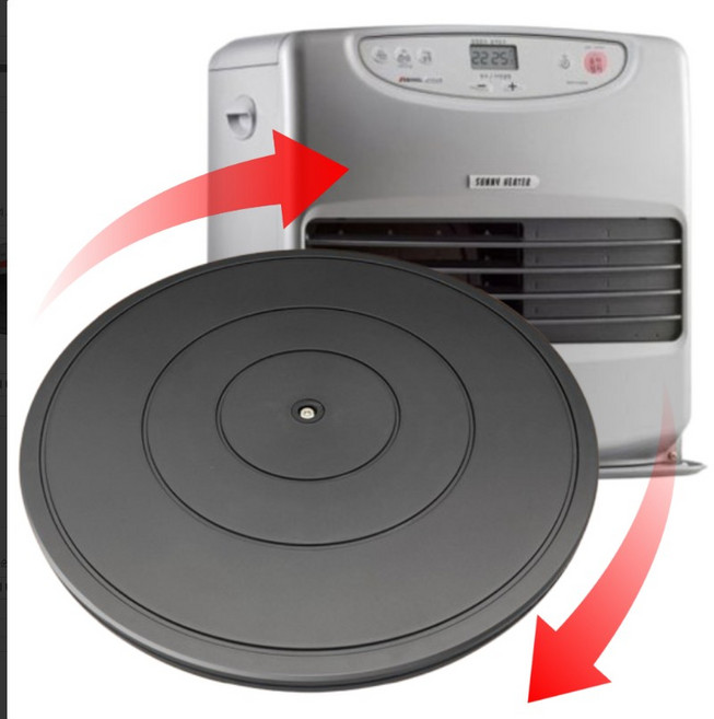 집안살림 팬히터 회전 받침대(신일 1200 900 300) 파세코 호환, 1개, 1단, 대형(400mm)