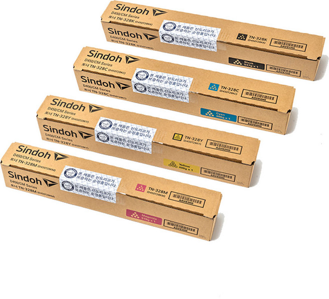 신도리코 TN-328 K/C/M/Y 정품토너 D450 D451 D452 C250i, TN-328C 파랑/정품, 1개