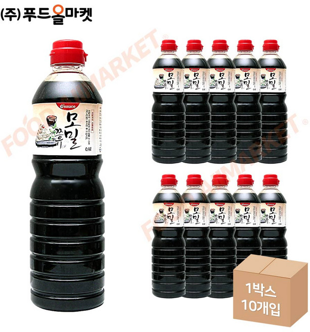 모밀쯔유(선도 0.9L)X10, 900ml, 10개