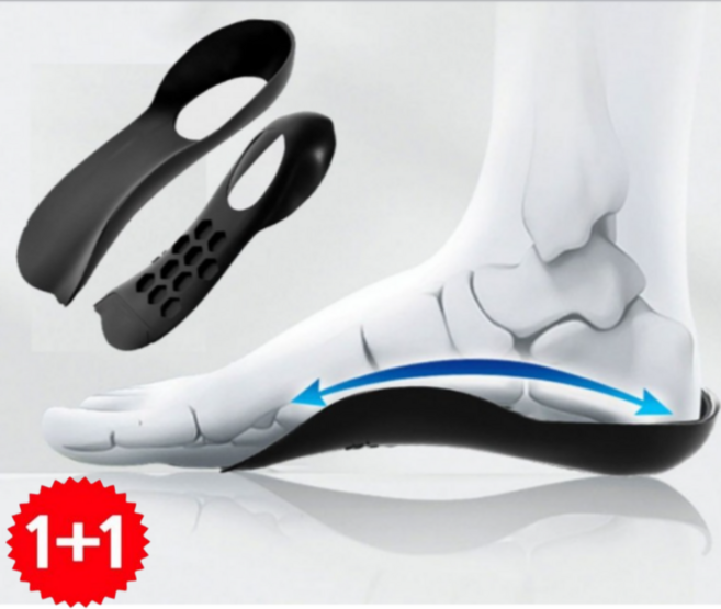 하이엔드테크 족적근막염 실리콘 벌집 아치 깔창