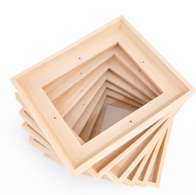 1호-60호 직각원목올림액자 캔버스관액자 우드프레임 F P M S형, P형, 10호