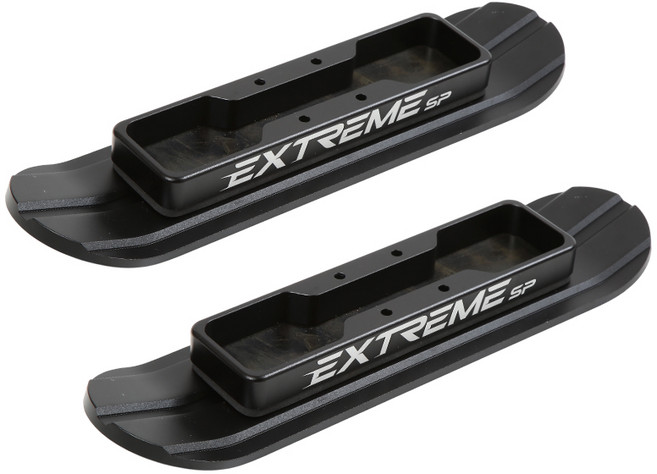 두랄루민 인라인스키세트 38cm-보드부츠용 미니스키 숏스키 플레이트 더비 LED더비 스노보드, 1세트, 블랙