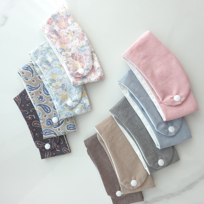 쁘띠스카프빕 성인 스카프빕 거즈 극세사 목보호 목수건