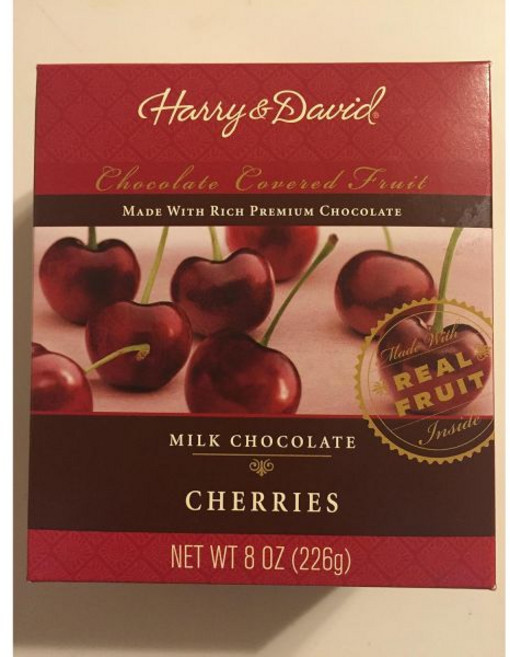 Harry David 초콜릿 코팅 밀크 초콜릿으로 덮인 체리 해리 데이비드 6온스, 우유 초콜릿