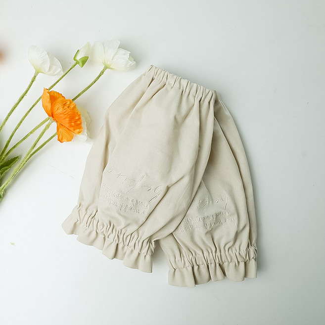 하니월드 파스텔 색상 예쁜 방수면팔토시, 화이트