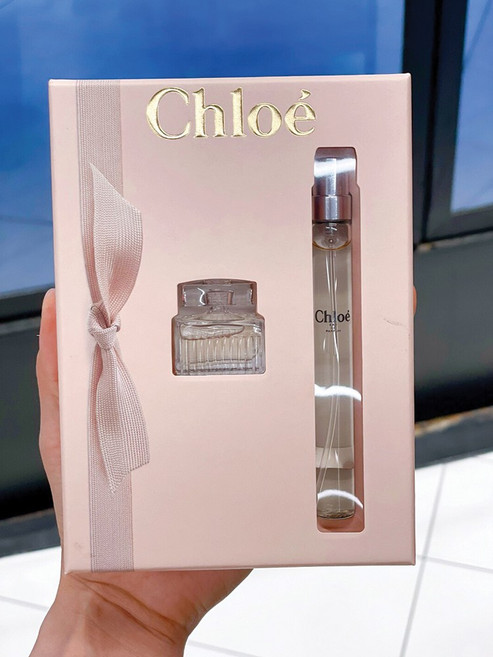 끌로에 시그니처 오 뜨 퍼퓸 앤 펜 스프레이 기프트세트 0.16 FL.OZ / 5ML 0.33 FL.OZ / 10ML, 1개