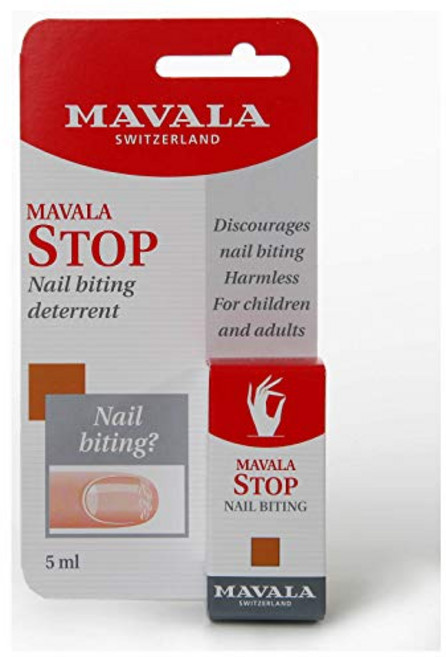 Mavala Stop Deterrent 매니큐어 트리트먼트 | 손가락을 입에 넣지 않도록 도와주는 네일 케어 | 3세 이상 | 0.17온스, 1개, 5ml