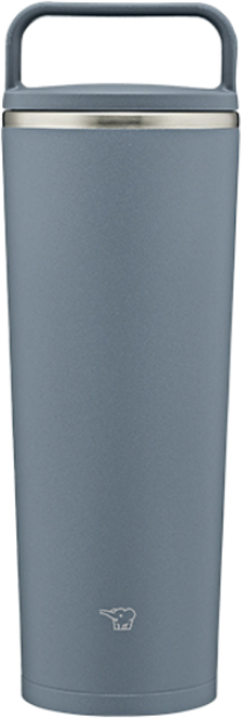 象印 ZOJIRUSHI SX-JS40 不鏽鋼真空保溫杯 便攜手把設計, 藏青藍, 1個, 400ml