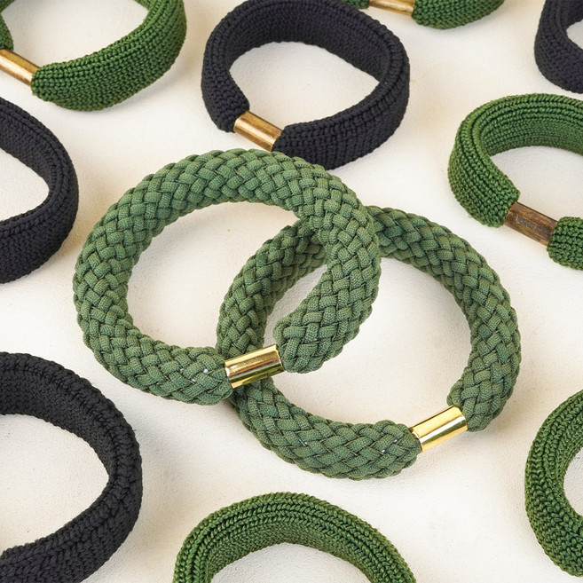 E-편한 통고무링 - 훈련소 입대준비물 부대 고탄력 밴드 끈 고정 매듭 군복 바지 정리용